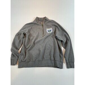 Margaritaville Landshark Pullover Size XL Grey Quarter Zip Jimmy Buffett 1/4